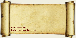 Emilija Bzeničanin vizit kartica